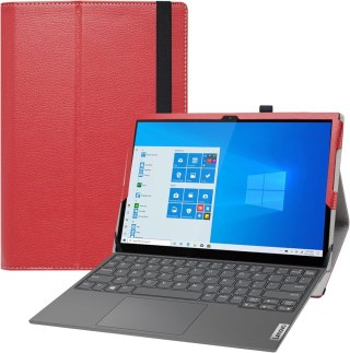 ETUI LENOVO YOGA DUET 7i CZERWONE ZAMYKANE Z KLAPKĄ OCHRONNE SOLIDNE