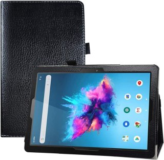 ETUI MATRIXPAD S30 CZARNE PROSTE ZAMYKANE Z KLAPKĄ IMITACJA SKÓRY SOLIDNE