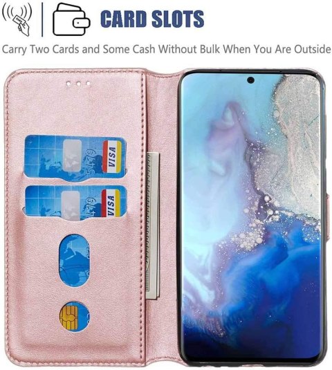 ETUI SAMSUNG GALAXY A12 RÓŻOWE JASNE BŁYSZCZĄCE ZAMYKANE Z KLAPKĄ SOLIDNE ETUI SAMSUNG GALAXY A12 RÓŻOWE JASNE BŁYSZCZĄCE ZAMYKANE Z KLAPKĄ SOLIDNE