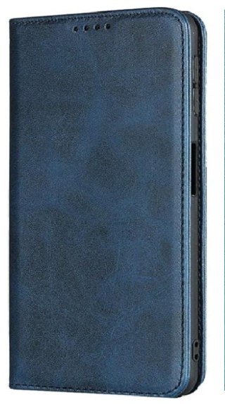 ETUI SAMSUNG GALAXY S21 ULTRA CIEMNE NIEBIESKIE IMITACJA SKÓRY ZAMYKANE