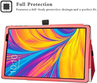 ETUI TECLAST P10HD BIAŁE ZAMYKANE Z KLAPKĄ Z GUMKĄ WYSOKA OCHRONA SOLIDNE