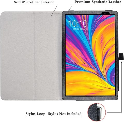 ETUI TECLAST P10HD CZARNE NAPIS DON'T TOUCH ME ZAMYKANE Z KLAPKĄ SOLIDNE ETUI TECLAST P10HD CZARNE NAPIS DON'T TOUCH ME ZAMYKANE Z KLAPKĄ SOLIDNE