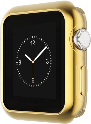 ETUI ZEGAREK APPLE iWATCH SERII 6/5/4/SE 40mm ZŁOTE WYSOKA OCHRONA SOLIDNE