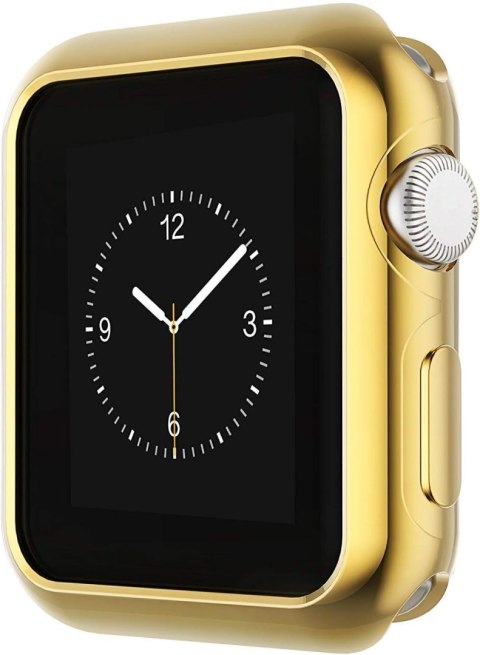 ETUI ZEGAREK APPLE iWATCH SERII 6/5/4/SE 40mm ZŁOTE WYSOKA OCHRONA SOLIDNE ETUI ZEGAREK APPLE iWATCH SERII 6/5/4/SE 40mm ZŁOTE WYSOKA OCHRONA SOLIDNE
