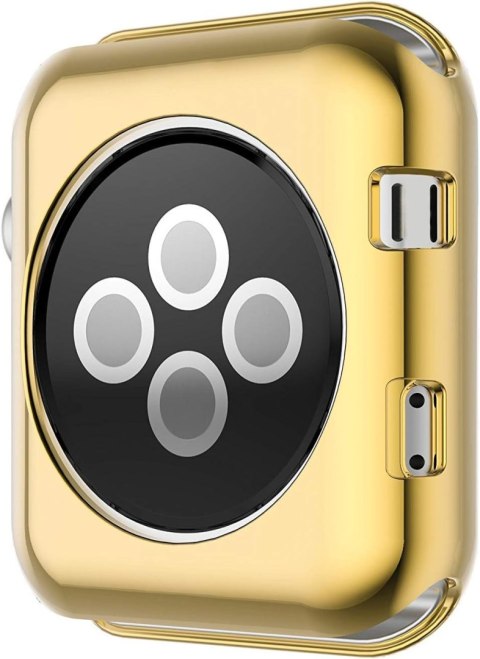 ETUI ZEGAREK APPLE iWATCH SERII 6/5/4/SE 40mm ZŁOTE WYSOKA OCHRONA SOLIDNE ETUI ZEGAREK APPLE iWATCH SERII 6/5/4/SE 40mm ZŁOTE WYSOKA OCHRONA SOLIDNE