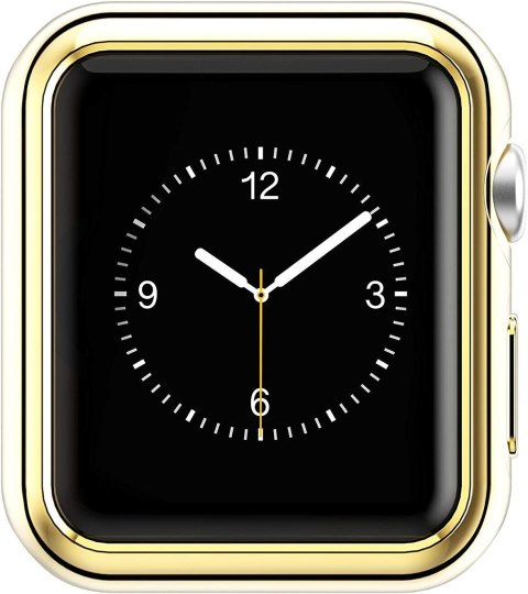 ETUI ZEGAREK APPLE iWATCH SERII 6/5/4/SE 40mm ZŁOTE WYSOKA OCHRONA SOLIDNE ETUI ZEGAREK APPLE iWATCH SERII 6/5/4/SE 40mm ZŁOTE WYSOKA OCHRONA SOLIDNE