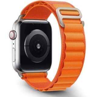 PASEK DO APPLE WATCH 4/5/6/7/8/9/10/SE/ULTRA 44/45/46/49mm POMARAŃCZOWY