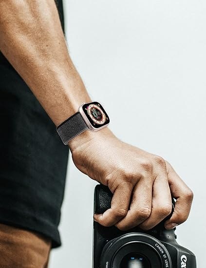 PASEK DO ZEGARKA APPLE WATCH 1/2/3/4/5/6/7/8/9/10/SE 42/44/45 CZARNO-SZARY PASEK DO ZEGARKA APPLE WATCH 1/2/3/4/5/6/7/8/9/10/SE 42/44/45 CZARNO-SZARY