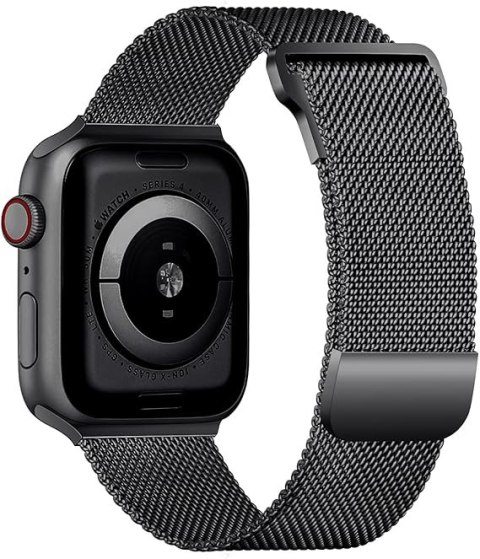PASEK DO ZEGARKA APPLE WATCH 1/2/3/4/5/6/7/8/9/SE 38/40/41mm CZARNY STAL PASEK DO ZEGARKA APPLE WATCH 1/2/3/4/5/6/7/8/9/SE 38/40/41mm CZARNY STAL