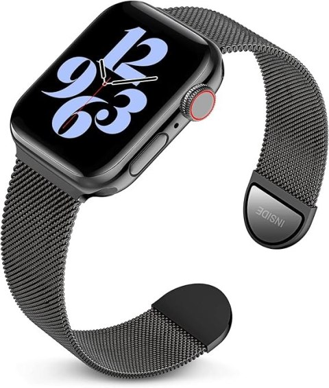 PASEK DO ZEGARKA APPLE WATCH 1/2/3/4/5/6/7/8/9/SE 38/40/41mm CZARNY STAL PASEK DO ZEGARKA APPLE WATCH 1/2/3/4/5/6/7/8/9/SE 38/40/41mm CZARNY STAL