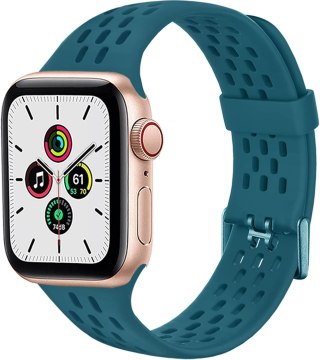 PASEK DO ZEGARKA APPLE WATCH 1/2/3/4/5/6/7/8/9/SE 38/40/41mm MORSKI SILIKON