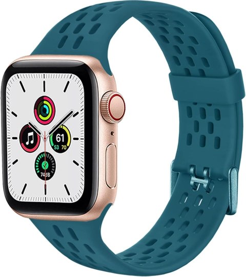 PASEK DO ZEGARKA APPLE WATCH 1/2/3/4/5/6/7/8/9/SE 38/40/41mm MORSKI SILIKON PASEK DO ZEGARKA APPLE WATCH 1/2/3/4/5/6/7/8/9/SE 38/40/41mm MORSKI SILIKON