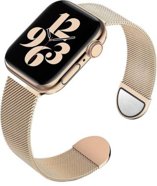 PASEK DO ZEGARKA APPLE WATCH 1/2/3/4/5/6/7/8/9/SE 38/40/41mm ROSE GOLD STAL