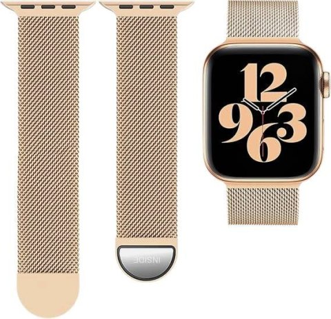 PASEK DO ZEGARKA APPLE WATCH 1/2/3/4/5/6/7/8/9/SE 38/40/41mm ROSE GOLD STAL PASEK DO ZEGARKA APPLE WATCH 1/2/3/4/5/6/7/8/9/SE 38/40/41mm ROSE GOLD STAL