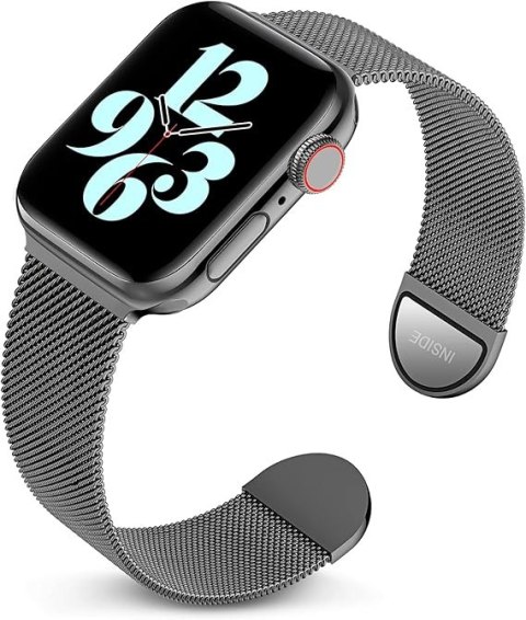 PASEK DO ZEGARKA APPLE WATCH 1/2/3/4/5/6/7/8/9/SE 38/40/41mm SZARY STAL PASEK DO ZEGARKA APPLE WATCH 1/2/3/4/5/6/7/8/9/SE 38/40/41mm SZARY STAL