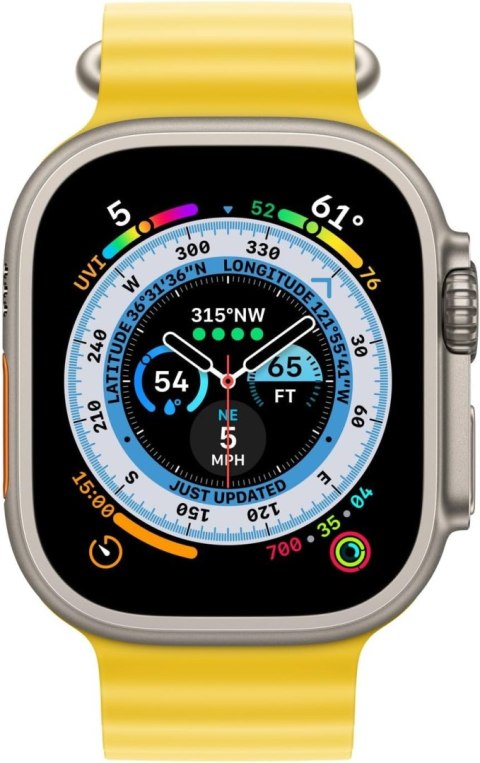 PASEK DO ZEGARKA APPLE WATCH 1/2/3/4/5/6/7/8/9/SE 38/40/41mm ŻÓŁTY SILIKON PASEK DO ZEGARKA APPLE WATCH 1/2/3/4/5/6/7/8/9/SE 38/40/41mm ŻÓŁTY SILIKON