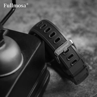 PASEK DO ZEGARKA APPLE WATCH 4/5/6/7/8/9/10/SE 44/45/46/49 CZARNY SILIKON