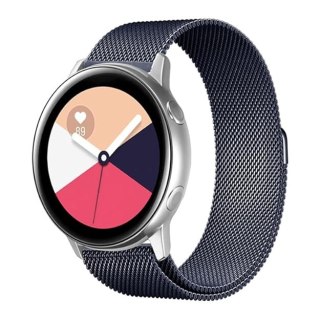 PASEK DO ZEGARKA CZARNY STAL SIATKA UNIWERSALNY SAMSUNG HUAWEI 22mm