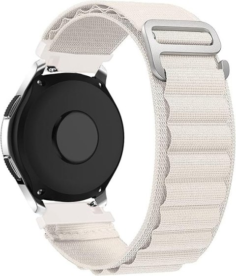 PASEK DO ZEGARKA ECRU NYLON Samsung Galaxy Watch 3 45/46/S3 Frontier 22mm PASEK DO ZEGARKA ECRU NYLON Samsung Galaxy Watch 3 45/46/S3 Frontier 22mm