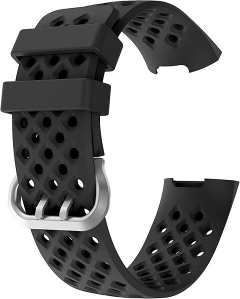 PASEK DO ZEGARKA Fitbit Charge 3/3 SE CZARNY SILIKON WODOODPORNY PASEK DO ZEGARKA Fitbit Charge 3/3 SE CZARNY SILIKON WODOODPORNY