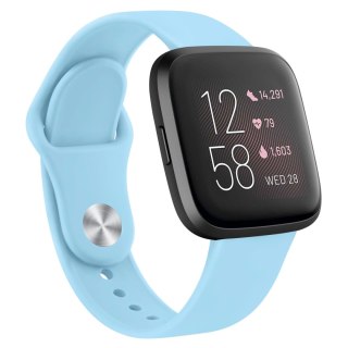 PASEK DO ZEGARKA Fitbit Versa/Versa 2 NIEBIESKI SILIKON WODOODPORNY