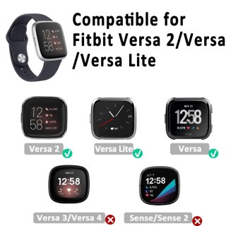 PASEK DO ZEGARKA Fitbit Versa/Versa 2 NIEBIESKI SILIKON WODOODPORNY