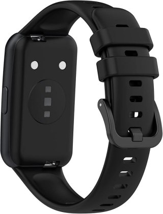 PASEK DO ZEGARKA HUAWEI BAND 7 CZARNY SILIKONOWY WODOODPORNY