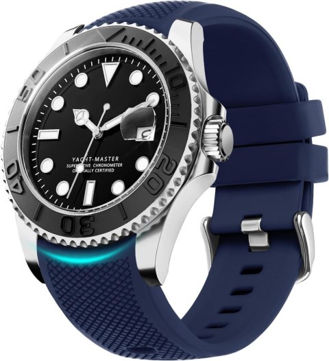 PASEK DO ZEGARKA Samsung Galaxy Watch/Huawei Watch NIEBIESKI SILIKON 22mm PASEK DO ZEGARKA Samsung Galaxy Watch/Huawei Watch NIEBIESKI SILIKON 22mm