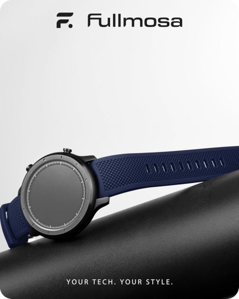 PASEK DO ZEGARKA Samsung Galaxy Watch/Huawei Watch NIEBIESKI SILIKON 22mm PASEK DO ZEGARKA Samsung Galaxy Watch/Huawei Watch NIEBIESKI SILIKON 22mm