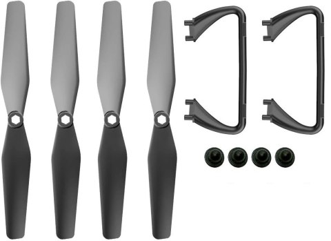 ZESTAW CZĘŚCI ZAMIENNYCH DO DRONA HS110G RC Quadcopter ŚMIGŁA PODWOZIA ZESTAW CZĘŚCI ZAMIENNYCH DO DRONA HS110G RC Quadcopter ŚMIGŁA PODWOZIA