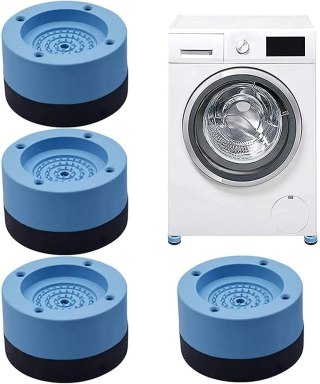 4xPODKŁADKA NÓŻKA GUMOWA POD NÓŻKI AGD PRALKI ZMYWARKI ANTYWIBRACYJNE