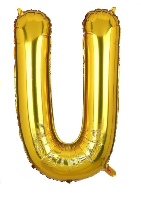 DUŻY BALON FOLIOWY NA ROCZNICĘ URODZINY IMPREZĘ LITERA U ZŁOTY 40CM DUŻY BALON FOLIOWY NA ROCZNICĘ URODZINY IMPREZĘ LITERA U ZŁOTY 40CM