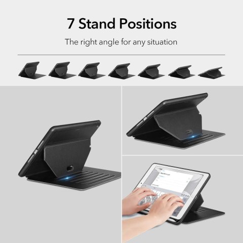 ETUI APPLE IPAD 10.2" 8 GEN. 2020 / 7 GEN. 2019 CZARNE PODSTAWKA ZAMYKANE ETUI APPLE IPAD 10.2" 8 GEN. 2020 / 7 GEN. 2019 CZARNE PODSTAWKA ZAMYKANE