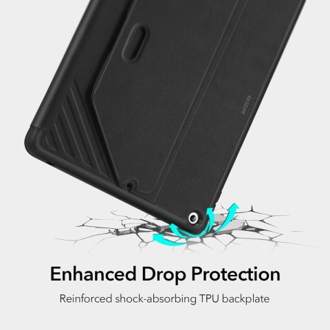 ETUI APPLE IPAD 10.2" 8 GEN. 2020 / 7 GEN. 2019 CZARNE PODSTAWKA ZAMYKANE ETUI APPLE IPAD 10.2" 8 GEN. 2020 / 7 GEN. 2019 CZARNE PODSTAWKA ZAMYKANE