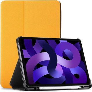 ETUI APPLE IPAD AIR 2022/ 2020 POMARAŃCZOWE ZAMYKANE Z KLAPKĄ OCHRONNE