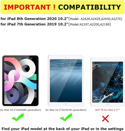 ETUI APPLE IPAD PRO 11 2021/ 2020/ 2018 GRANATOWE NIEBIESKIE Z PODSTAWKĄ