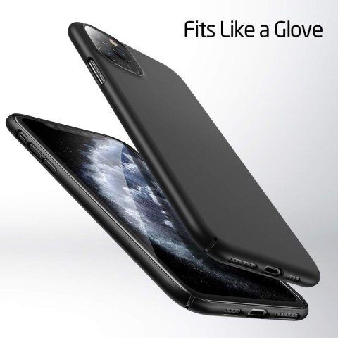 ETUI APPLE IPHONE 11 PRO CZARNE PLECKI WYSOKA OCHRONA TWARDE WYTRZYMAŁE