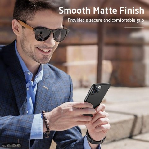 ETUI APPLE IPHONE 11 PRO CZARNE PLECKI WYSOKA OCHRONA TWARDE WYTRZYMAŁE