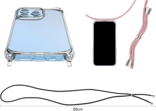 ETUI APPLE IPHONE 11 PRO PRZEZROCZYSTE WYTRZYMAŁE OCHRONNE SOLIDNE +SMYCZ