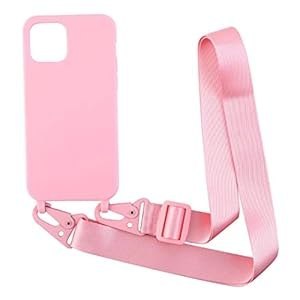 ETUI APPLE IPHONE 12/ 12 PRO JASNE RÓŻOWE PLECKI OCHRONNE WYTRZYMAŁE +SMYCZ