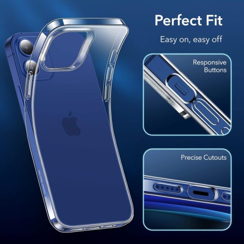 ETUI APPLE IPHONE 12 / 12 PRO PRZEZROCZYSTE PLECKI OCHRONNE WYTRZYMAŁE