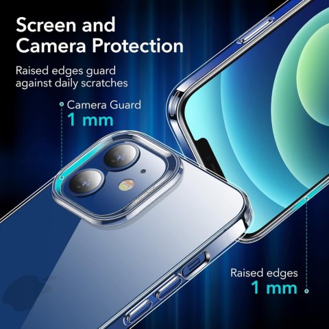 ETUI APPLE IPHONE 12 / 12 PRO PRZEZROCZYSTE PLECKI OCHRONNE WYTRZYMAŁE
