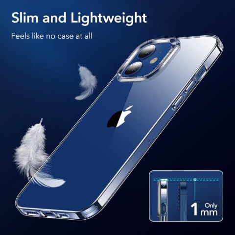 ETUI APPLE IPHONE 12 / 12 PRO PRZEZROCZYSTE PLECKI OCHRONNE WYTRZYMAŁE