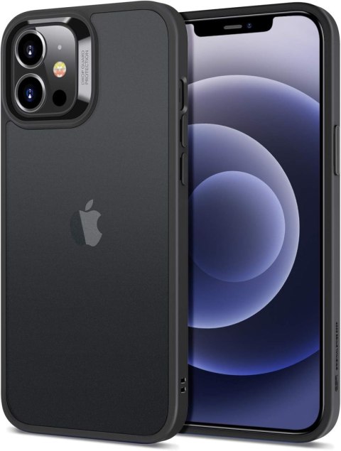 ETUI APPLE IPHONE 12 MINI PÓŁTRANSPARENTNE CZARNA RAMKA MATOWE SOLIDNE ETUI APPLE IPHONE 12 MINI PÓŁTRANSPARENTNE CZARNA RAMKA MATOWE SOLIDNE