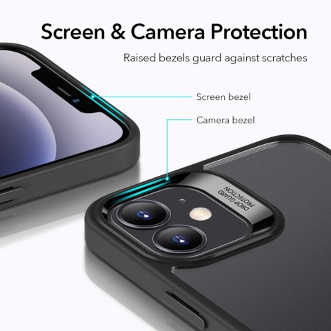 ETUI APPLE IPHONE 12 MINI PÓŁTRANSPARENTNE CZARNA RAMKA MATOWE SOLIDNE ETUI APPLE IPHONE 12 MINI PÓŁTRANSPARENTNE CZARNA RAMKA MATOWE SOLIDNE
