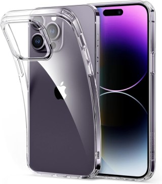 ETUI APPLE IPHONE 14 PRO MAX BEZBARWNE TRANSPARENTNE WYTRZYMAŁE OCHRONNE