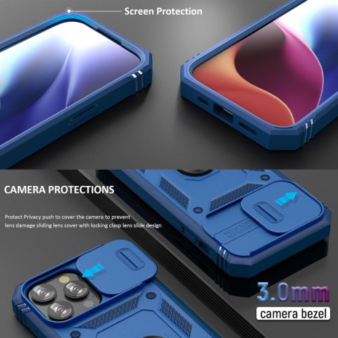 ETUI APPLE IPHONE 15 PRO MAX GRANATOWE PANCERNE PIERŚCIEŃ OCHRONA APARATU ETUI APPLE IPHONE 15 PRO MAX GRANATOWE PANCERNE PIERŚCIEŃ OCHRONA APARATU