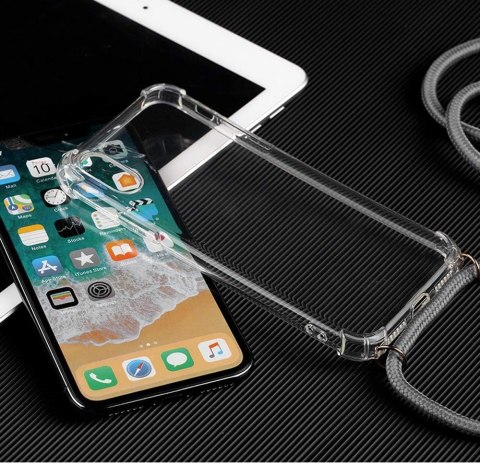 ETUI APPLE IPHONE SE / 8 PRZEZROCZYSTE WYSOKA OCHRONA SOLIDNE +SMYCZ CZARNA ETUI APPLE IPHONE SE / 8 PRZEZROCZYSTE WYSOKA OCHRONA SOLIDNE +SMYCZ CZARNA