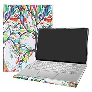 ETUI ASUS CHROMEBOOK FLIP C434 14" BIAŁE KOLOROWE DRZEWO ZAMYKANE Z KLAPKĄ