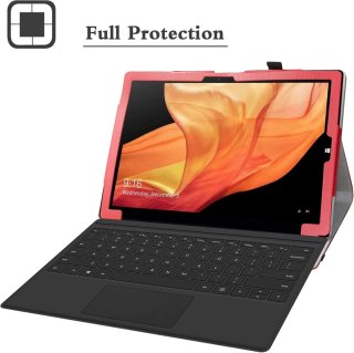 ETUI CHUWI UBOOK 11.6" TABLET CZERWONE ZAMYKANE Z KLAPKĄ OCHRONNE SOLIDNE